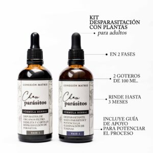 Kit Chau Parásitos adultos x 6000 gotas.