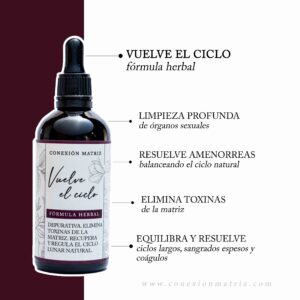 Fórmula herbal Vuelve el Ciclo x 3000 gotas