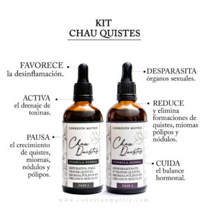 Kit Chau Quistes - Fórmula herbal en dos fases