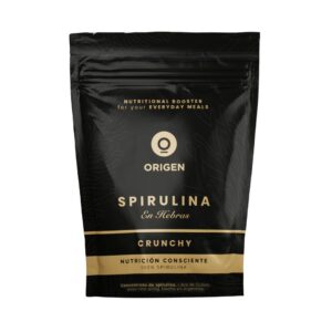 Spirulina en hebras.
